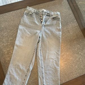 PacSun High Rise straight size 25 Button fly